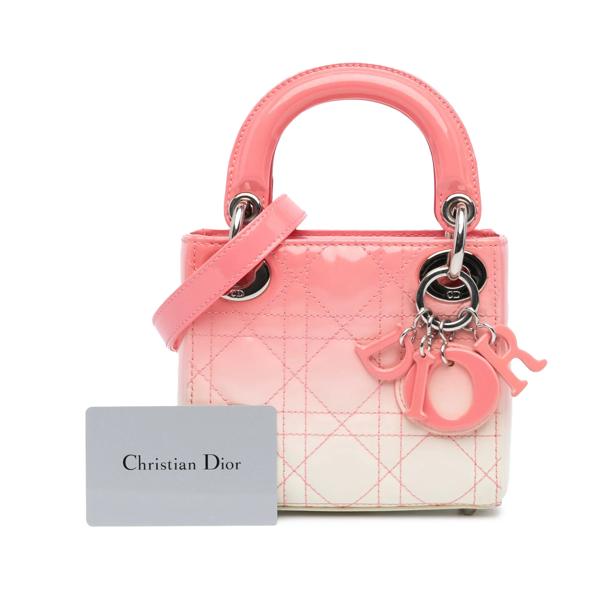 Micro Ombre Patent Cannage Lady Dior