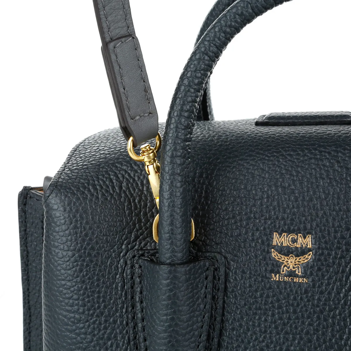 Milla Mini Leather Black Tote Bag