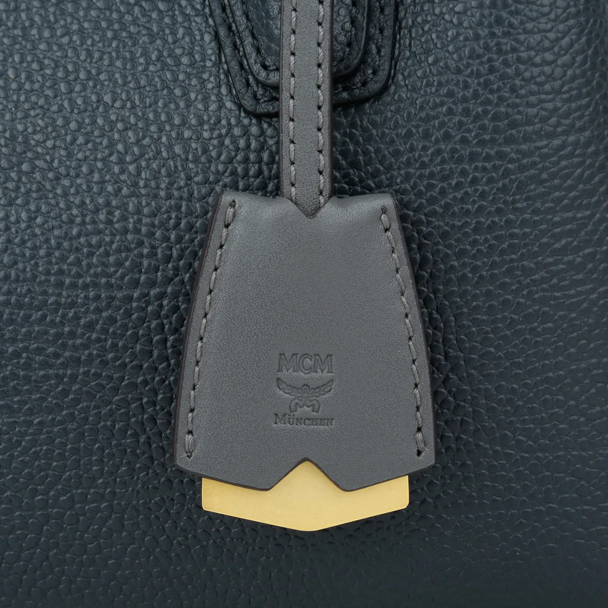 Milla Mini Leather Black Tote Bag