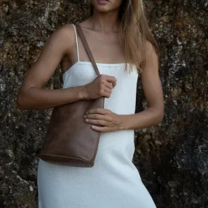 MINI BUCKET - Matte Caramel Tote