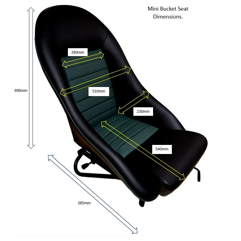 MINI BUCKET SEAT LEFT HAND (VINYL)