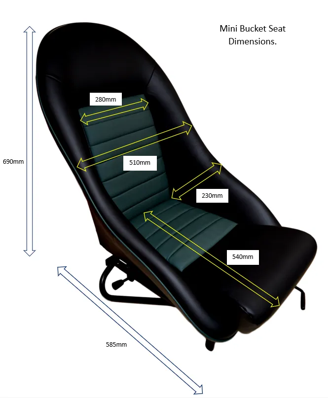 MINI BUCKET SEAT RIGHT HAND (VINYL)