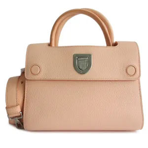 Mini Diorever Bag in Peach Grained Calfskin