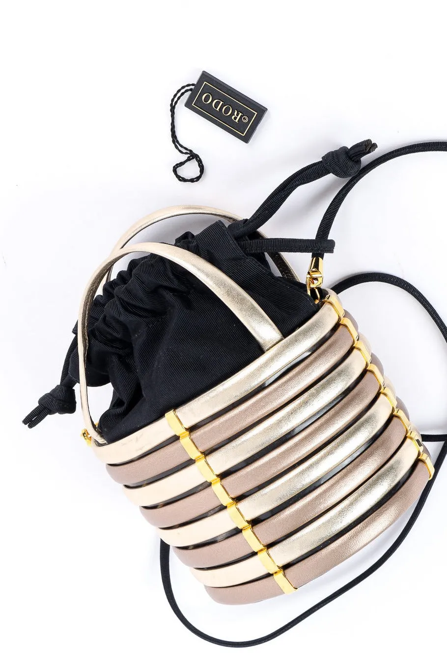 Mini Drawstring Bucket Bag