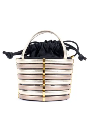 Mini Drawstring Bucket Bag