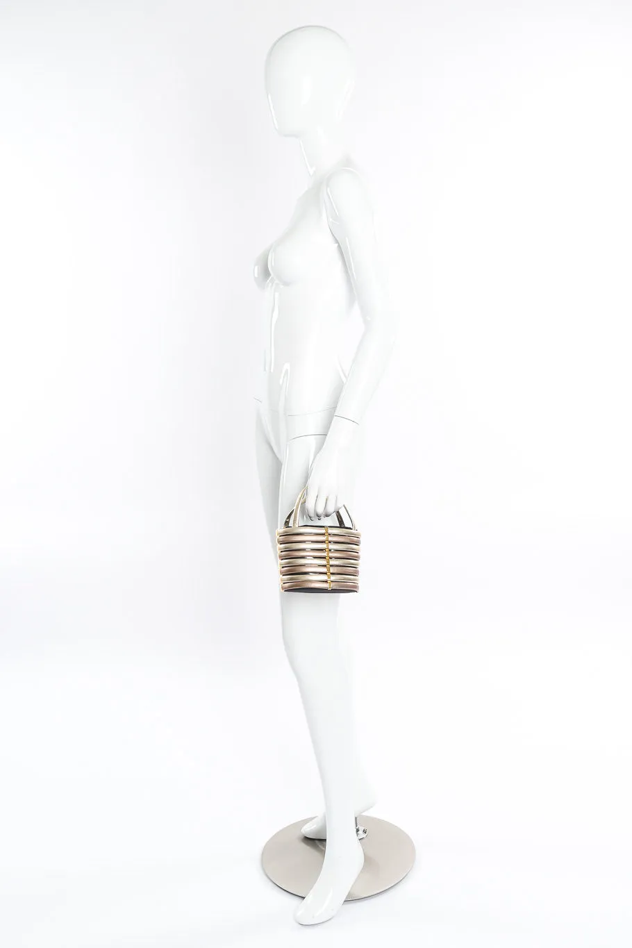 Mini Drawstring Bucket Bag