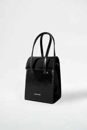 MINI FRITA BAG PATENT BLACK