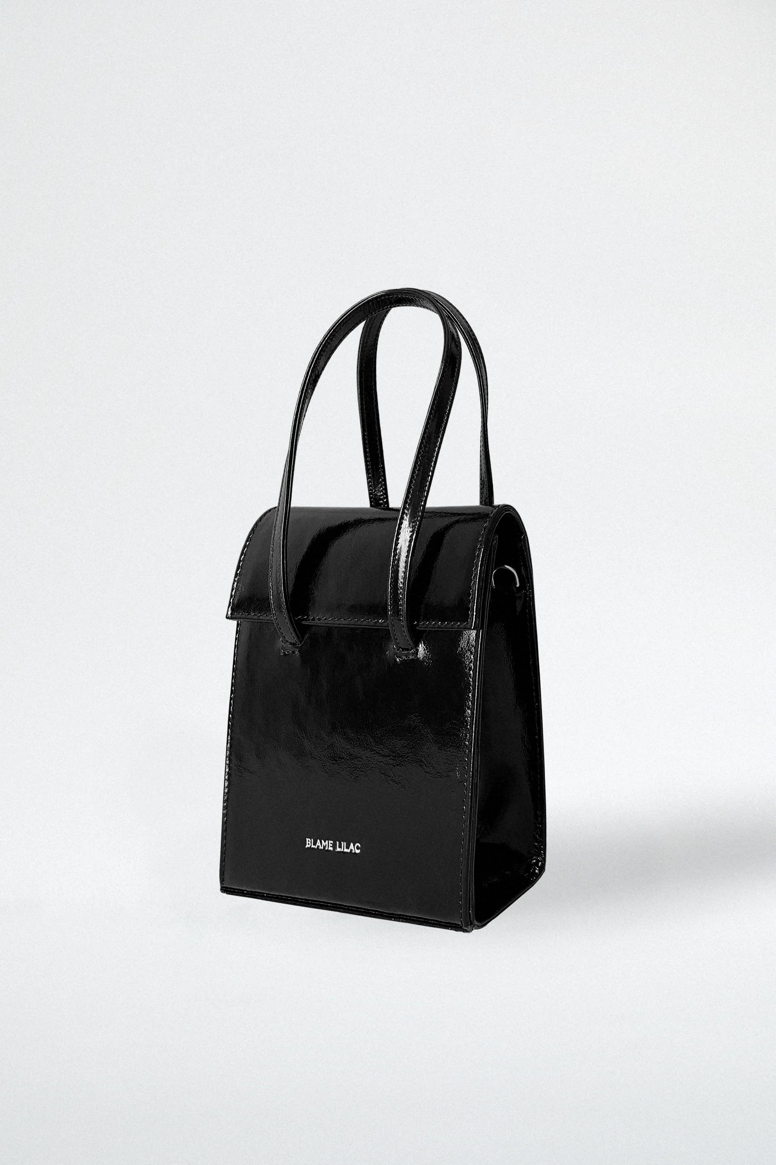 MINI FRITA BAG PATENT BLACK