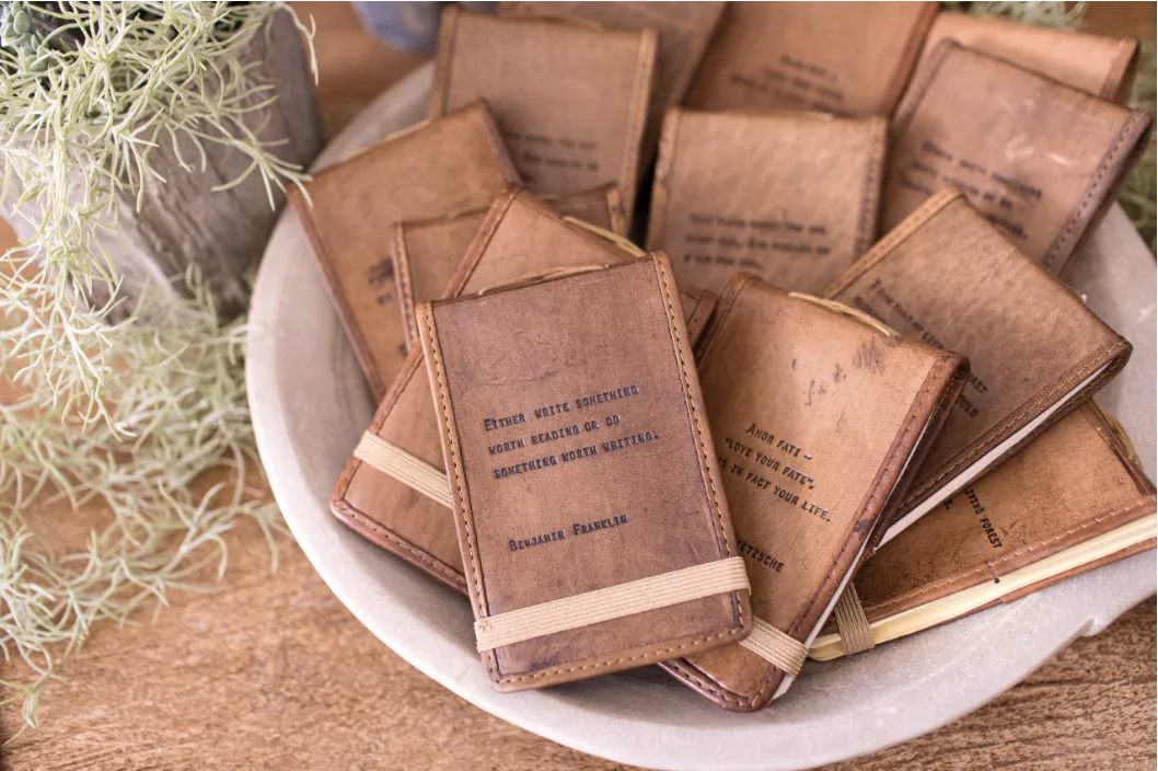 Mini Leather Journal | Bucket List