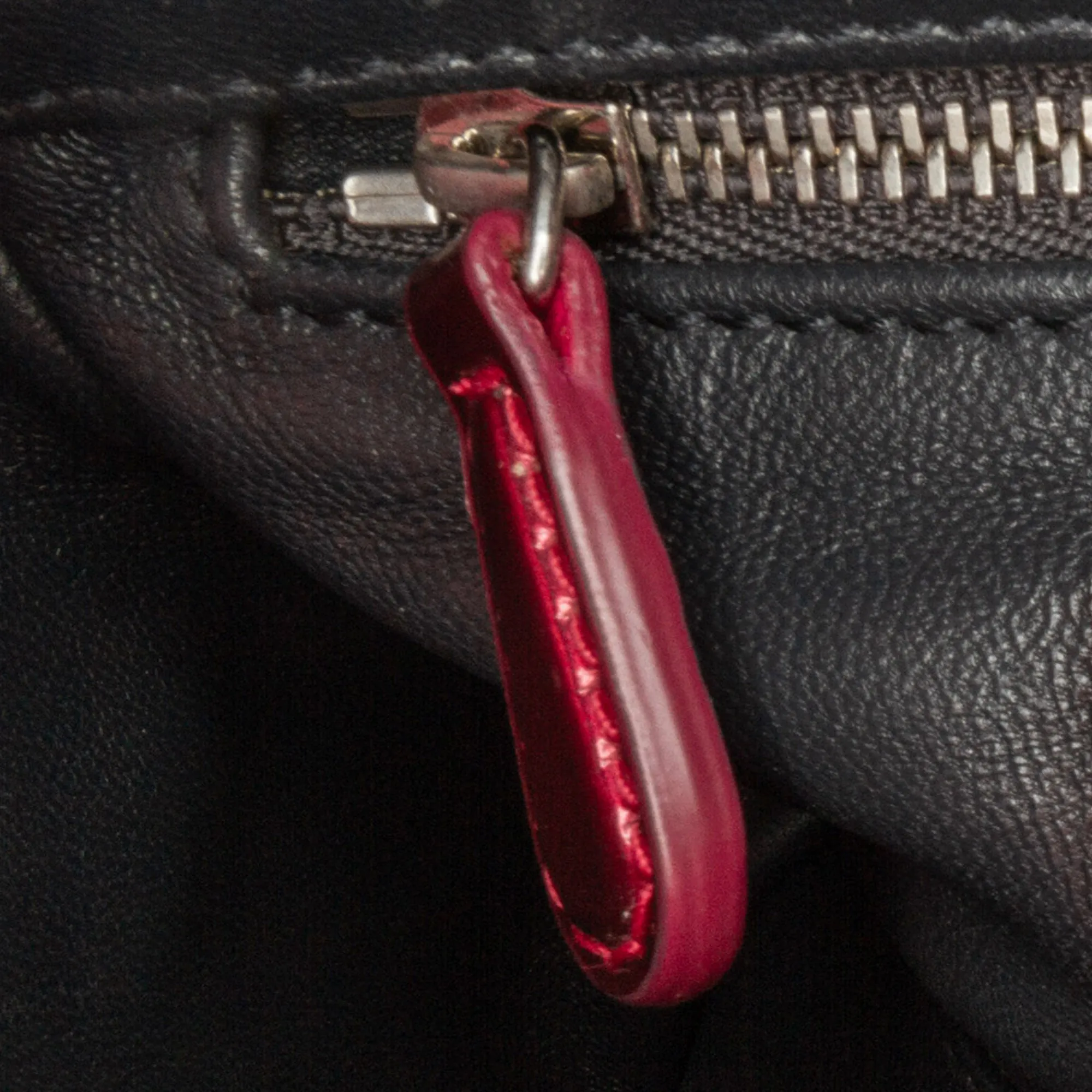 Mini Metallic Patent Microcannage Lady Dior