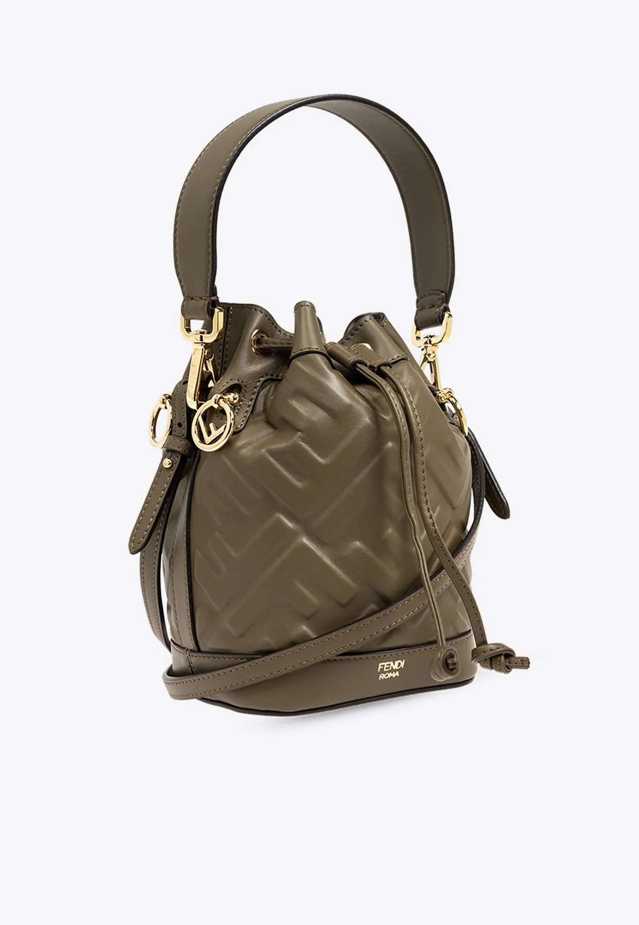 Mini Mon Tresor Leather Bucket Bag