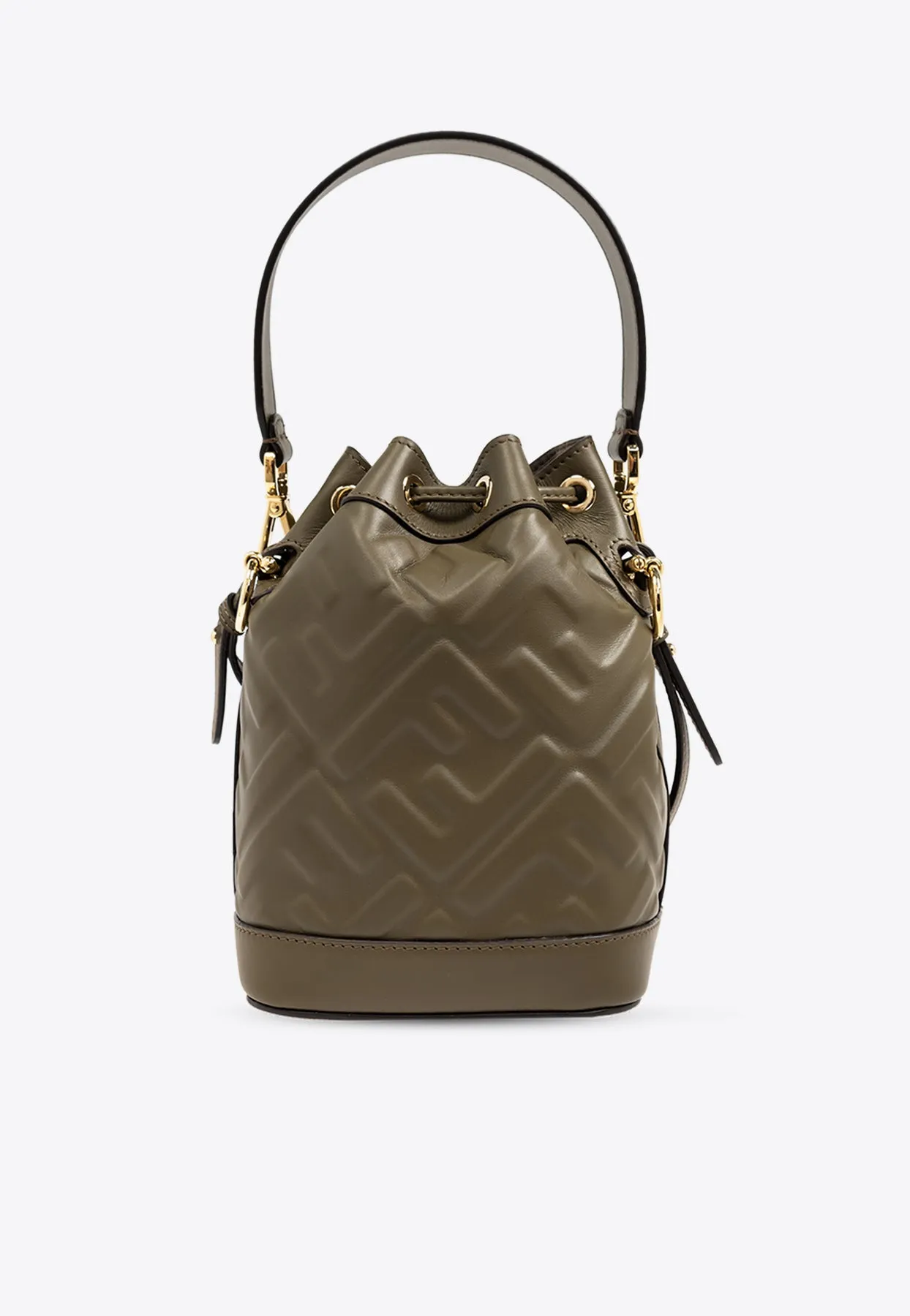 Mini Mon Tresor Leather Bucket Bag