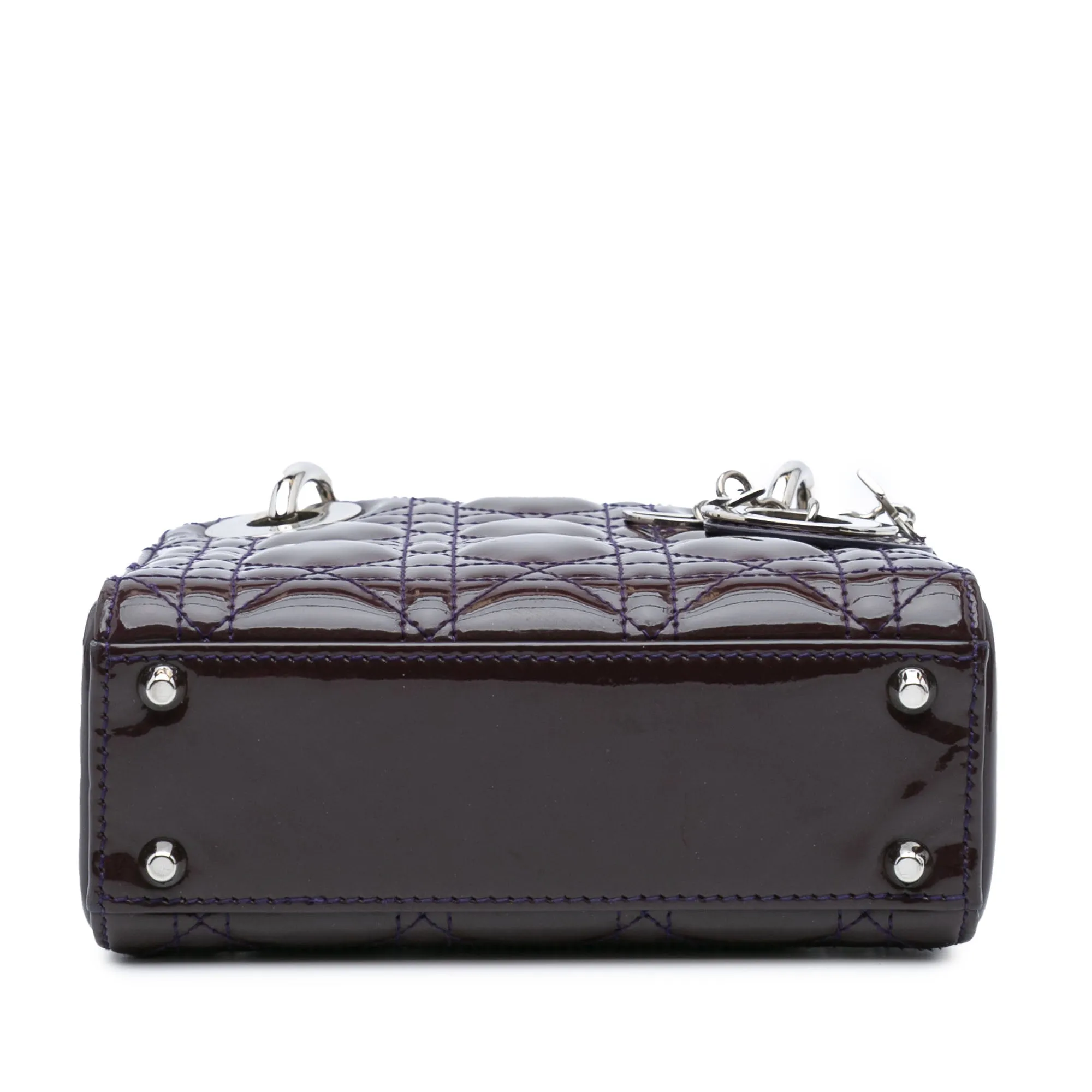 Mini Patent Cannage Lady Dior