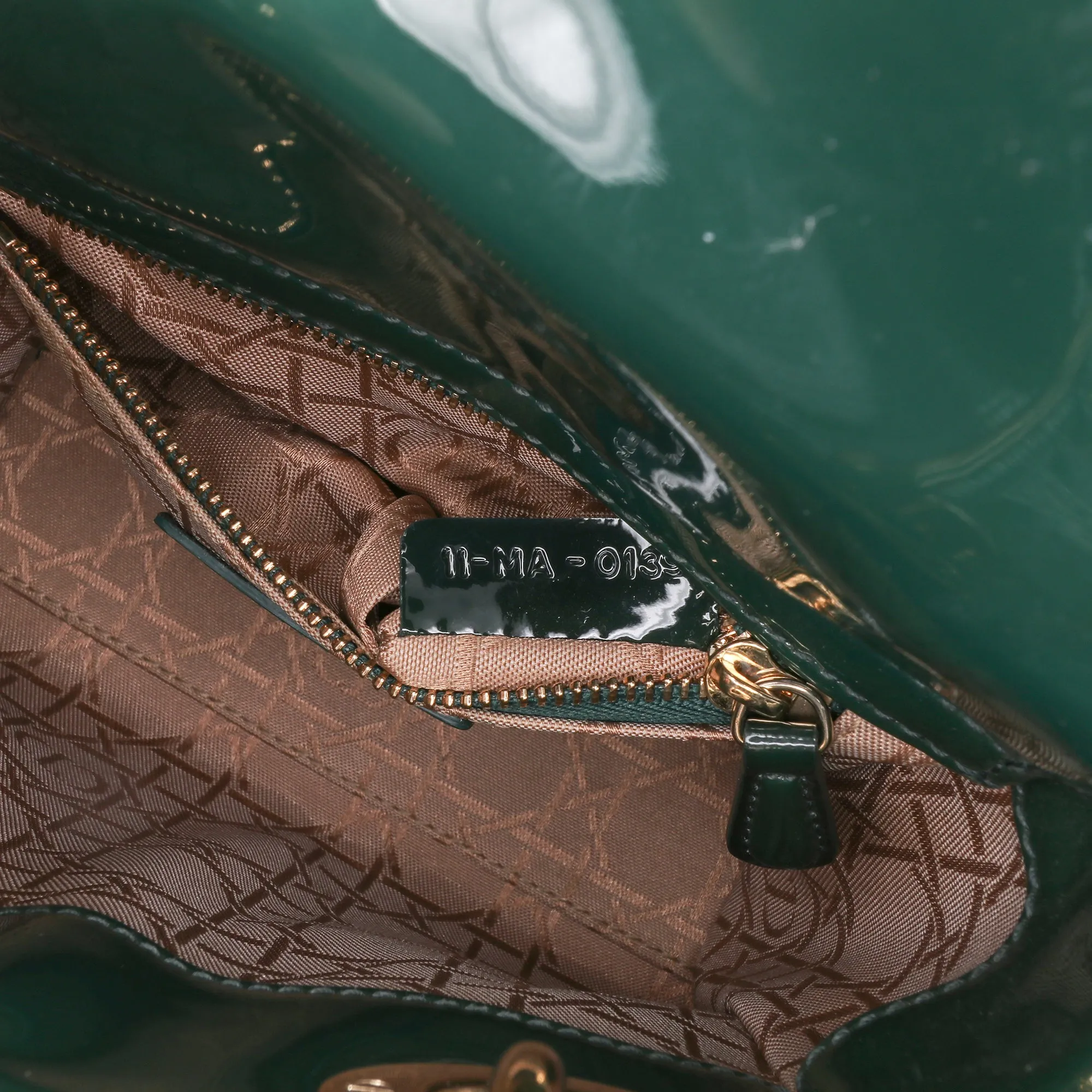 Mini Patent Cannage Lady Dior