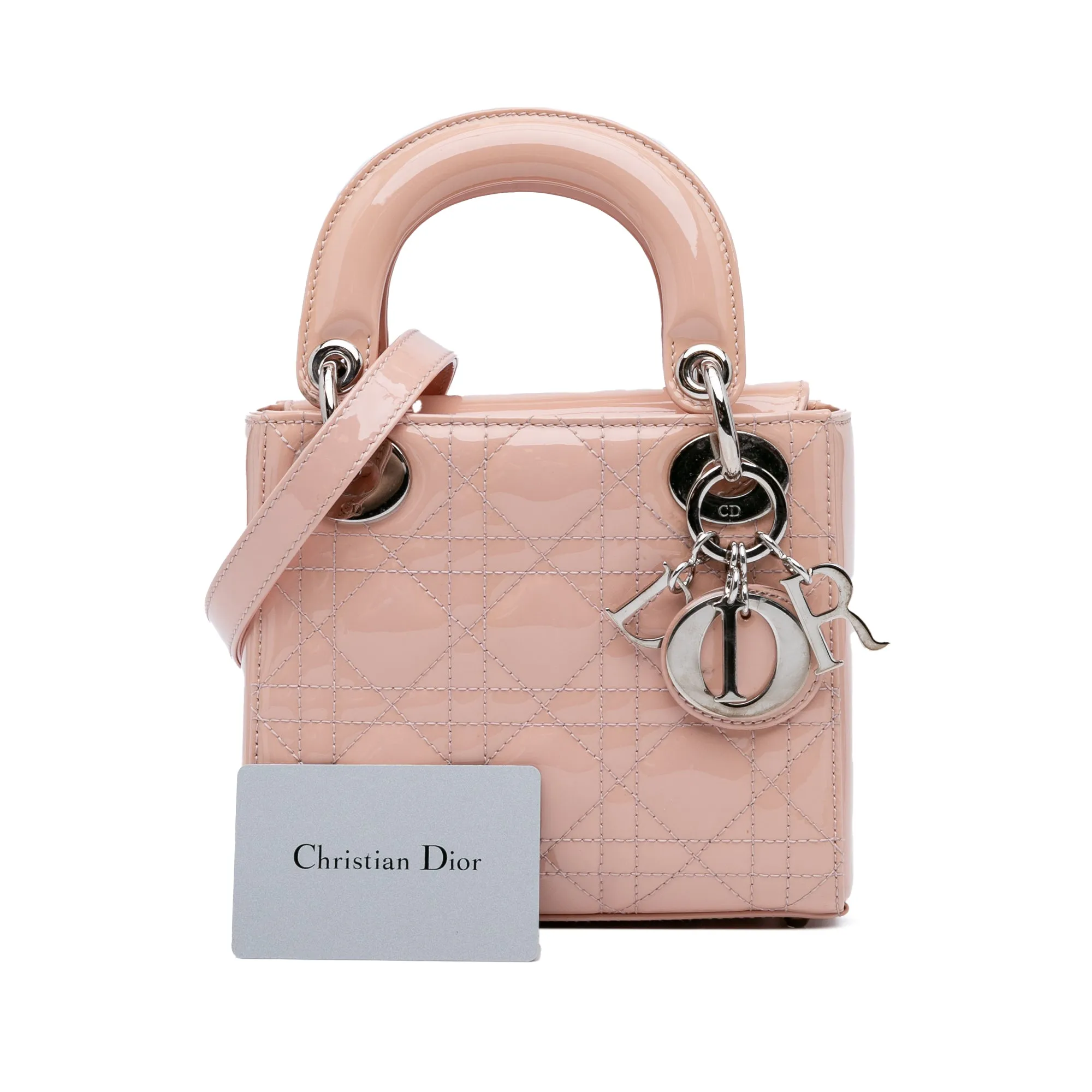 Mini Patent Cannage Lady Dior
