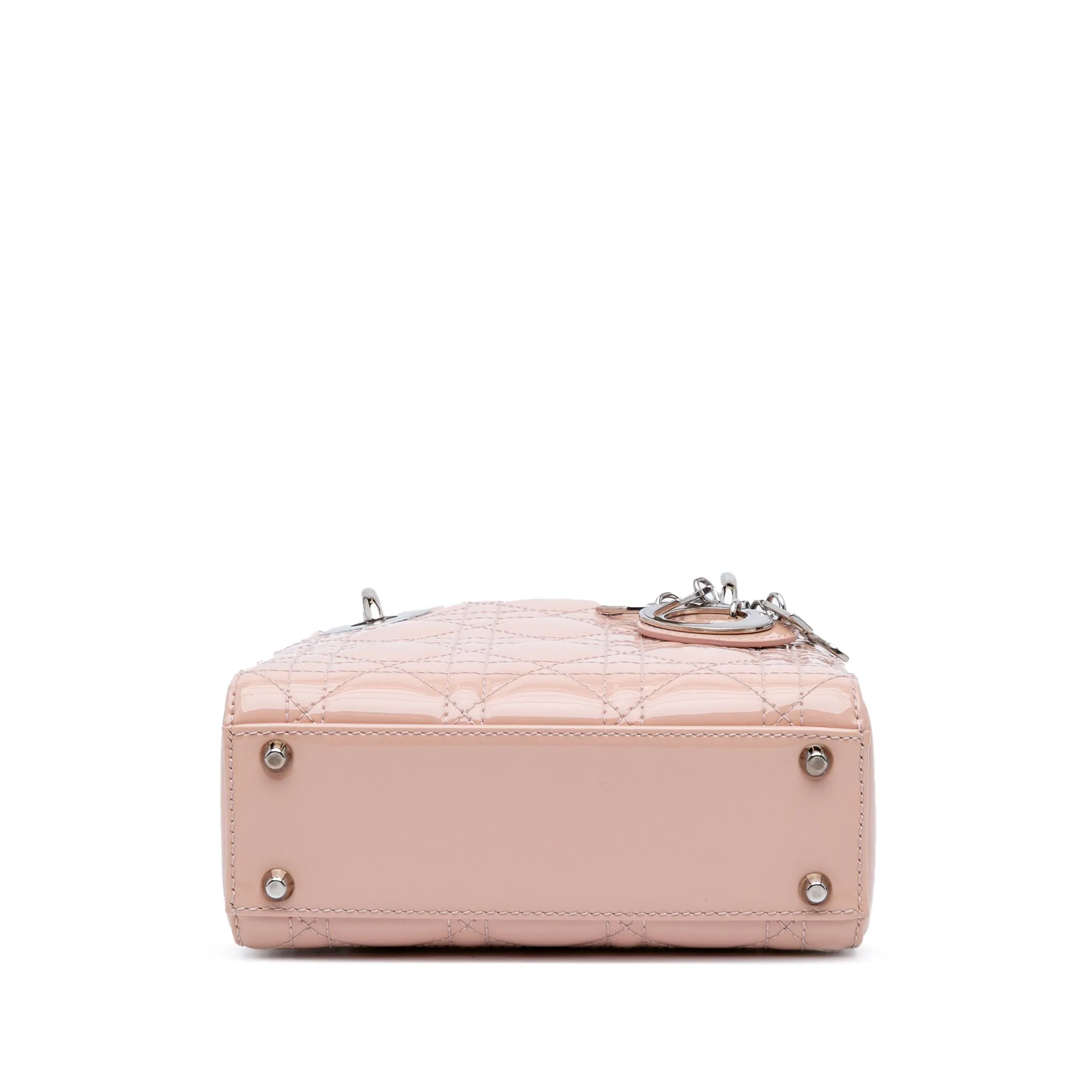 Mini Patent Cannage Lady Dior