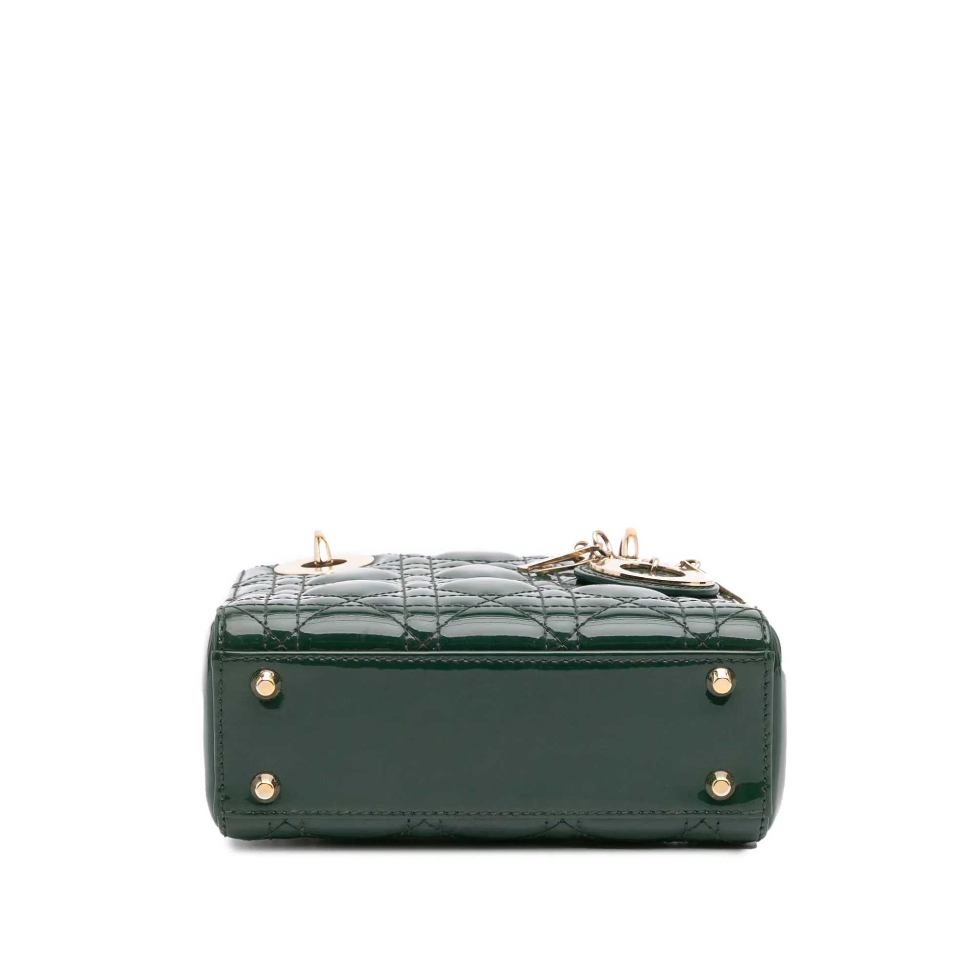 Mini Patent Cannage Lady Dior