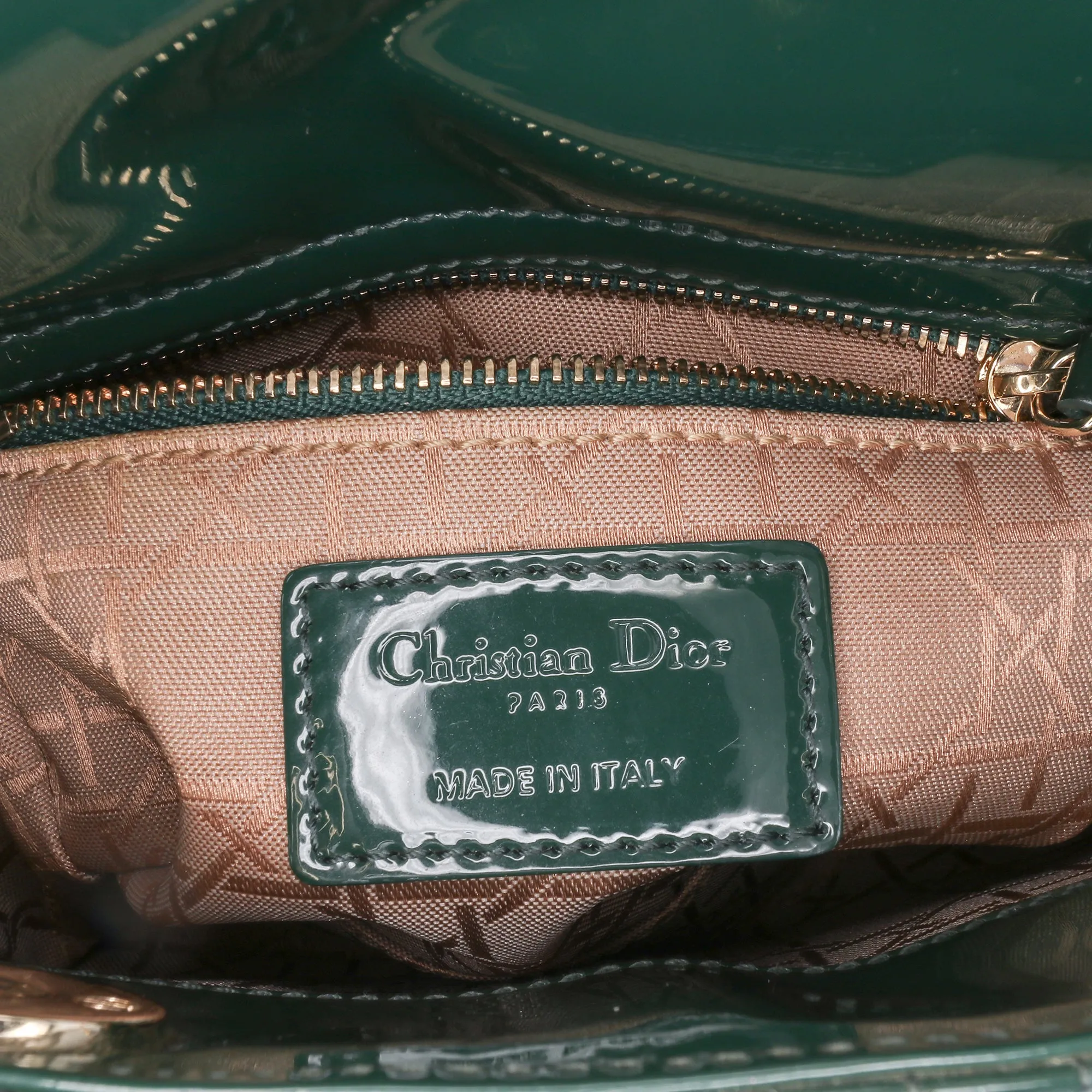 Mini Patent Cannage Lady Dior