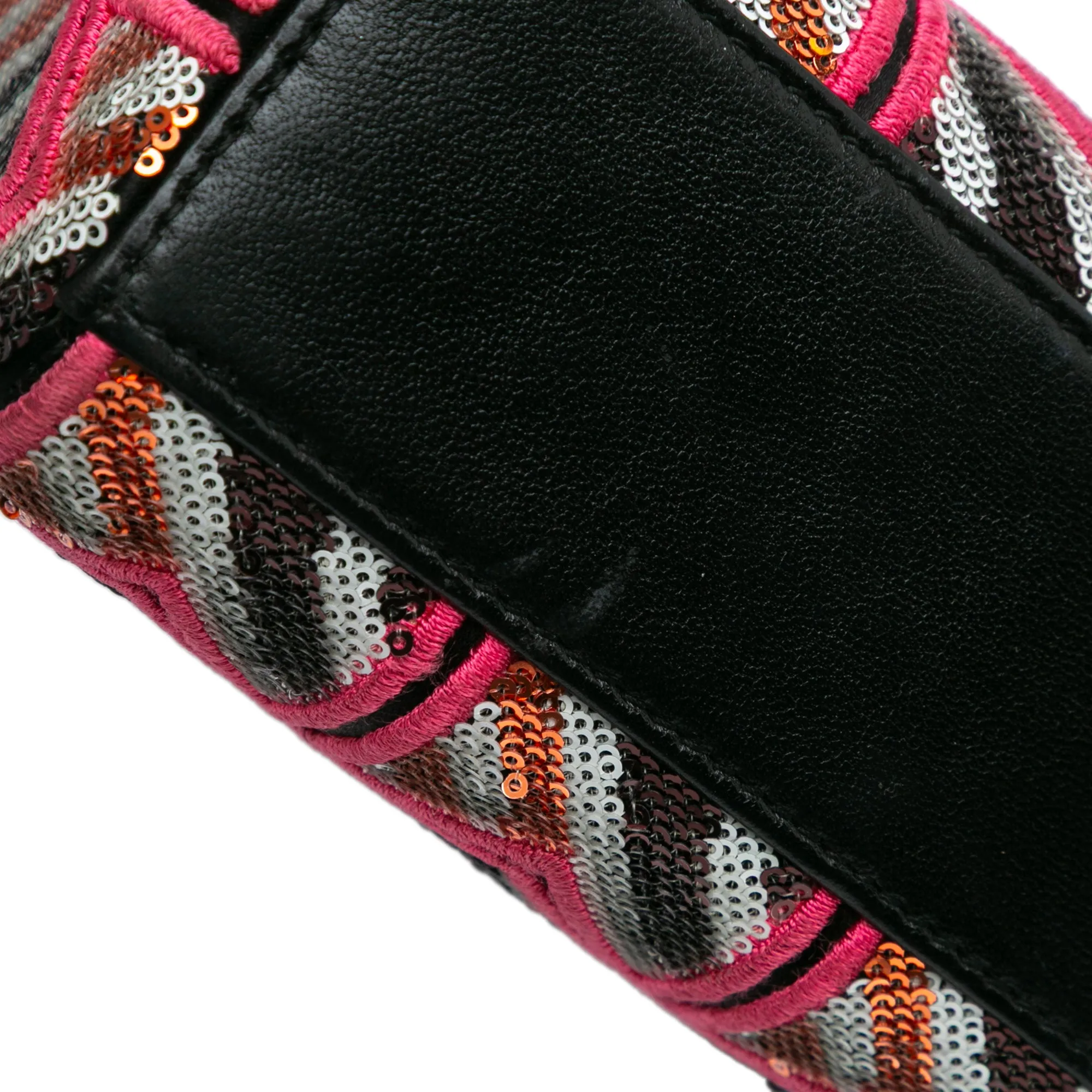 Mini Patent Sequined Lady Dior