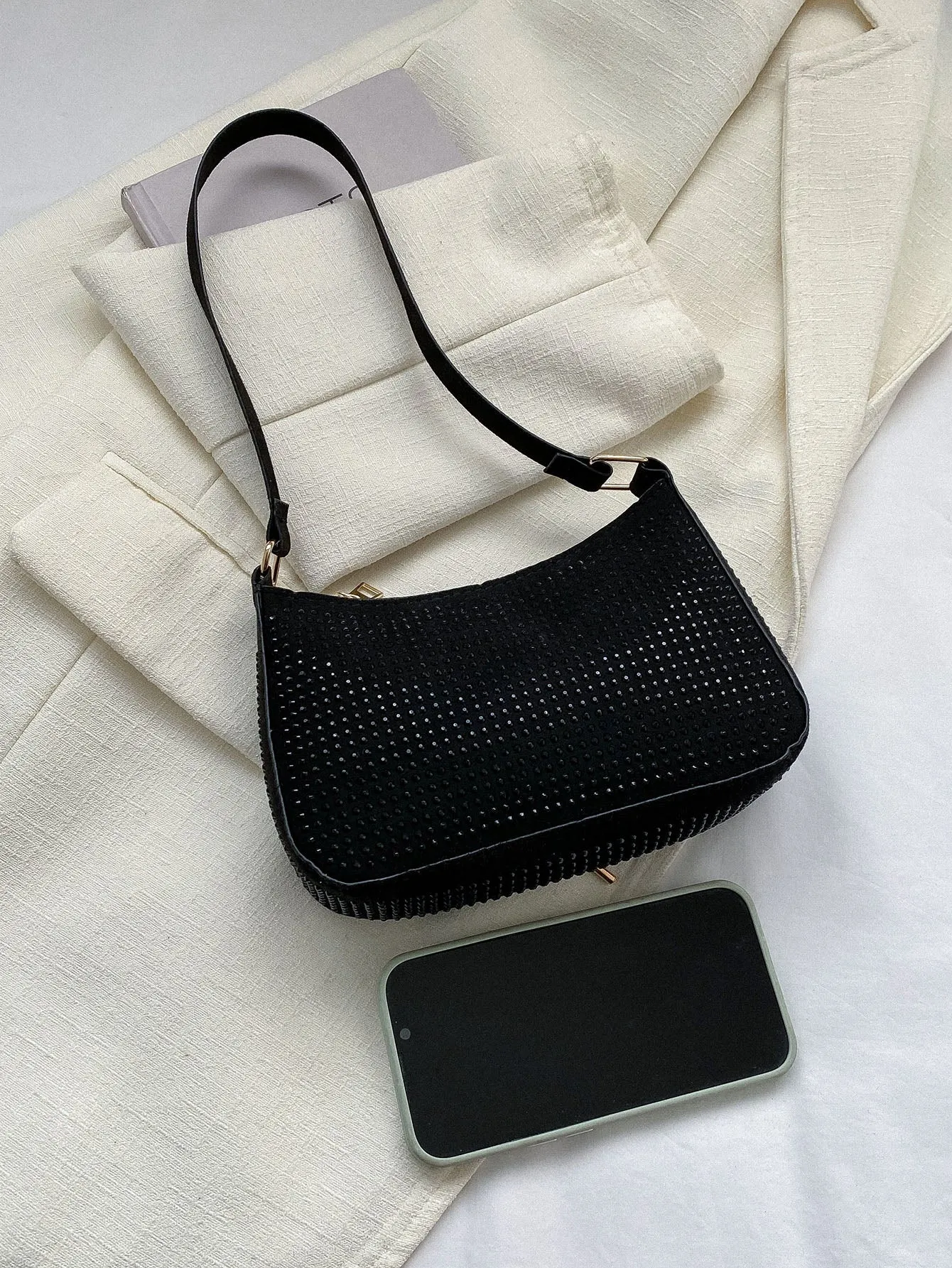 Mini Studded Decor Shoulder Bag