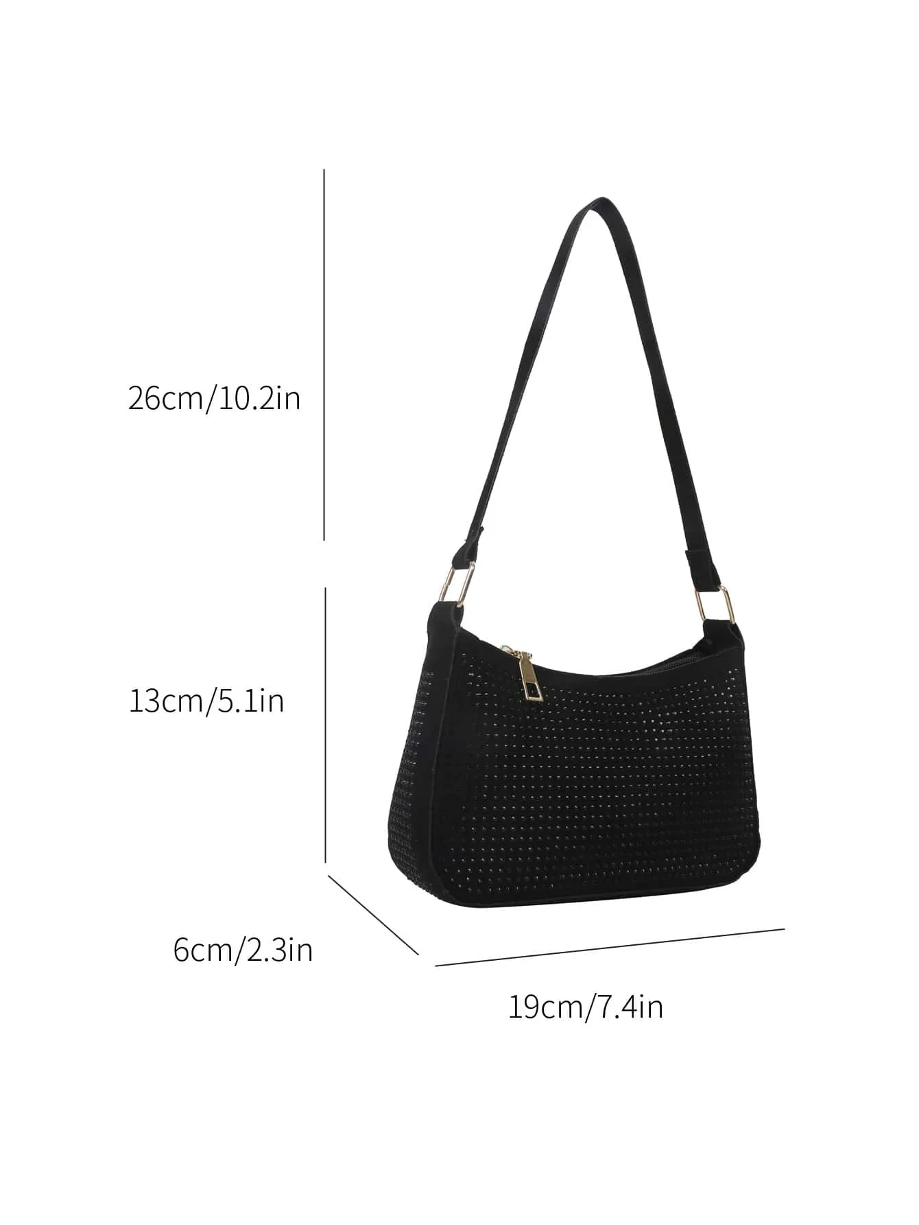 Mini Studded Decor Shoulder Bag