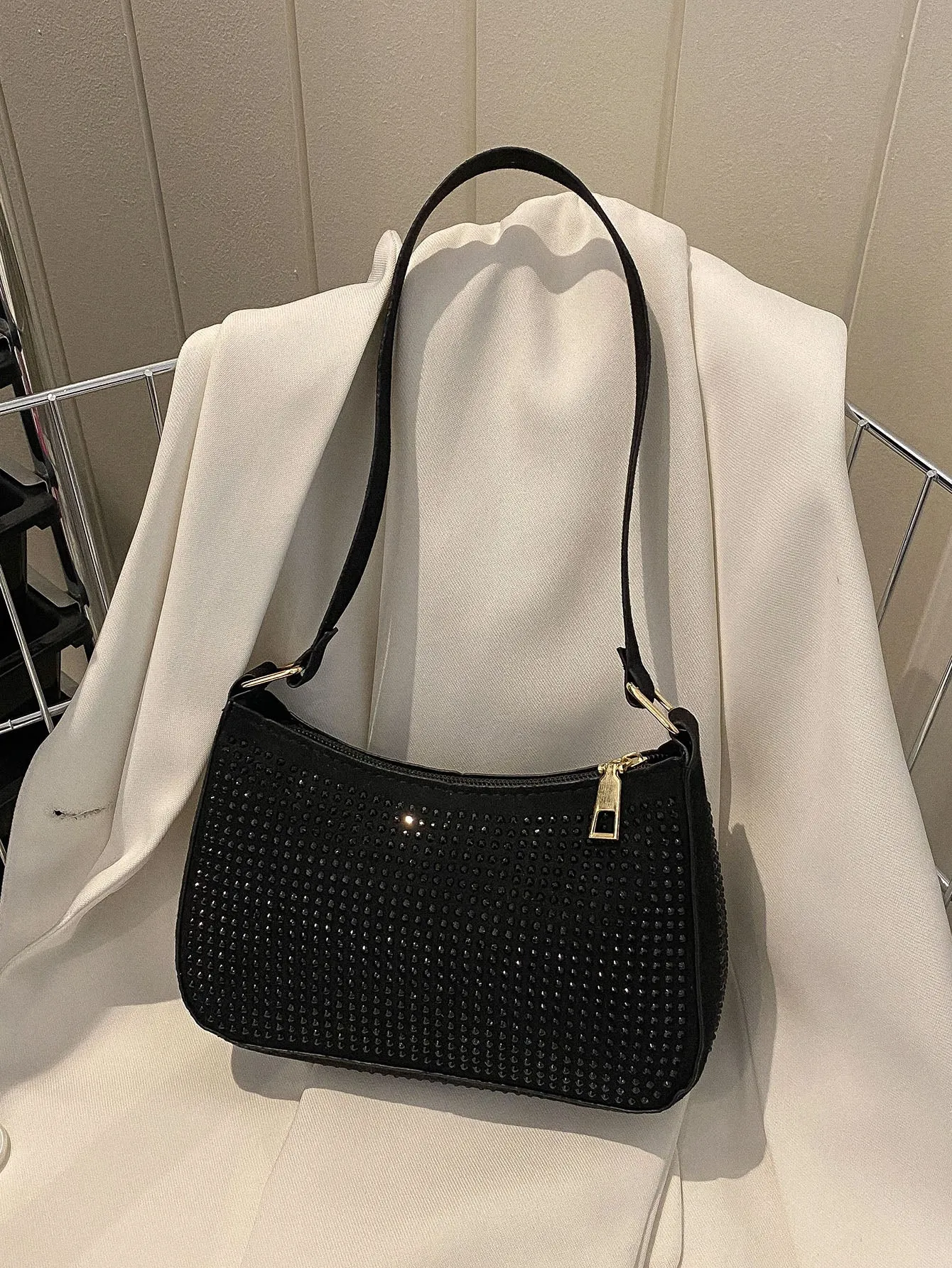 Mini Studded Decor Shoulder Bag