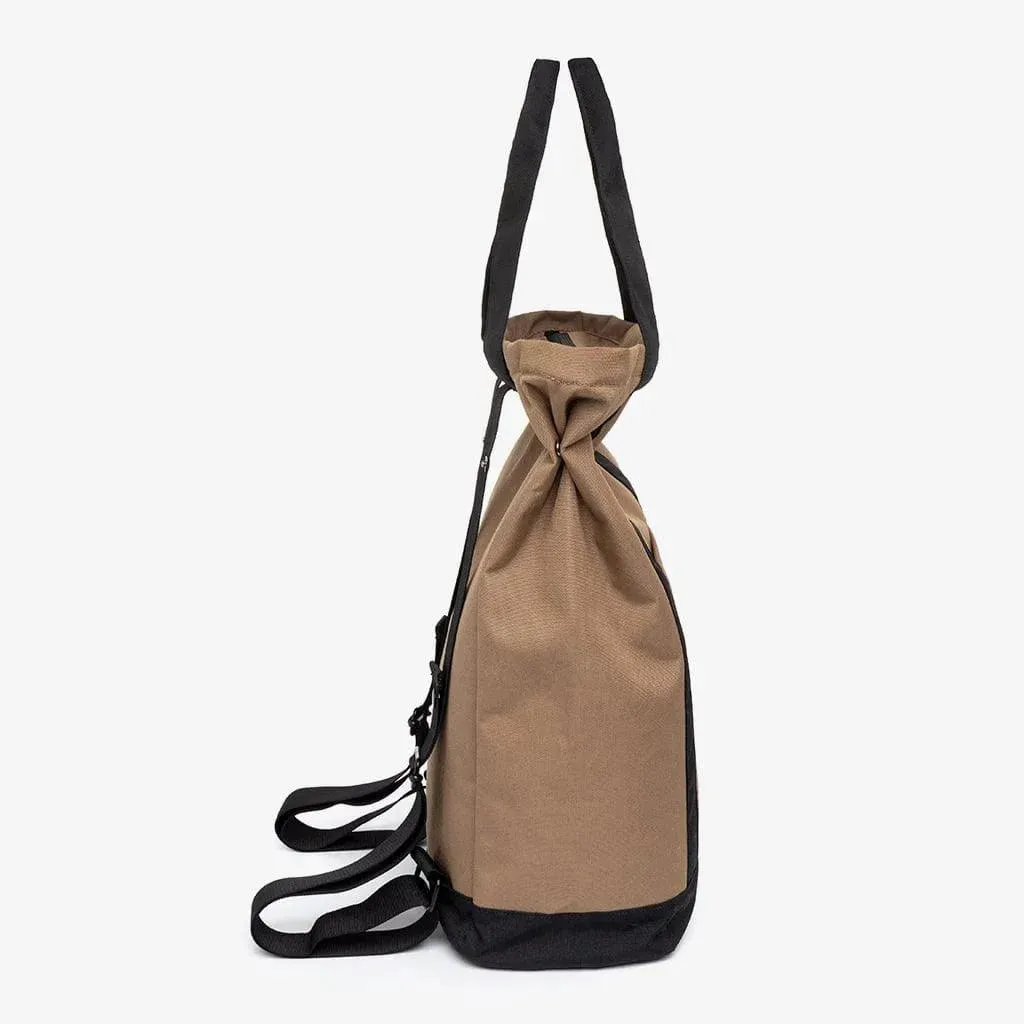Mochila Bolso Lefrik Roots Tote Bag Maxi 15" Camel