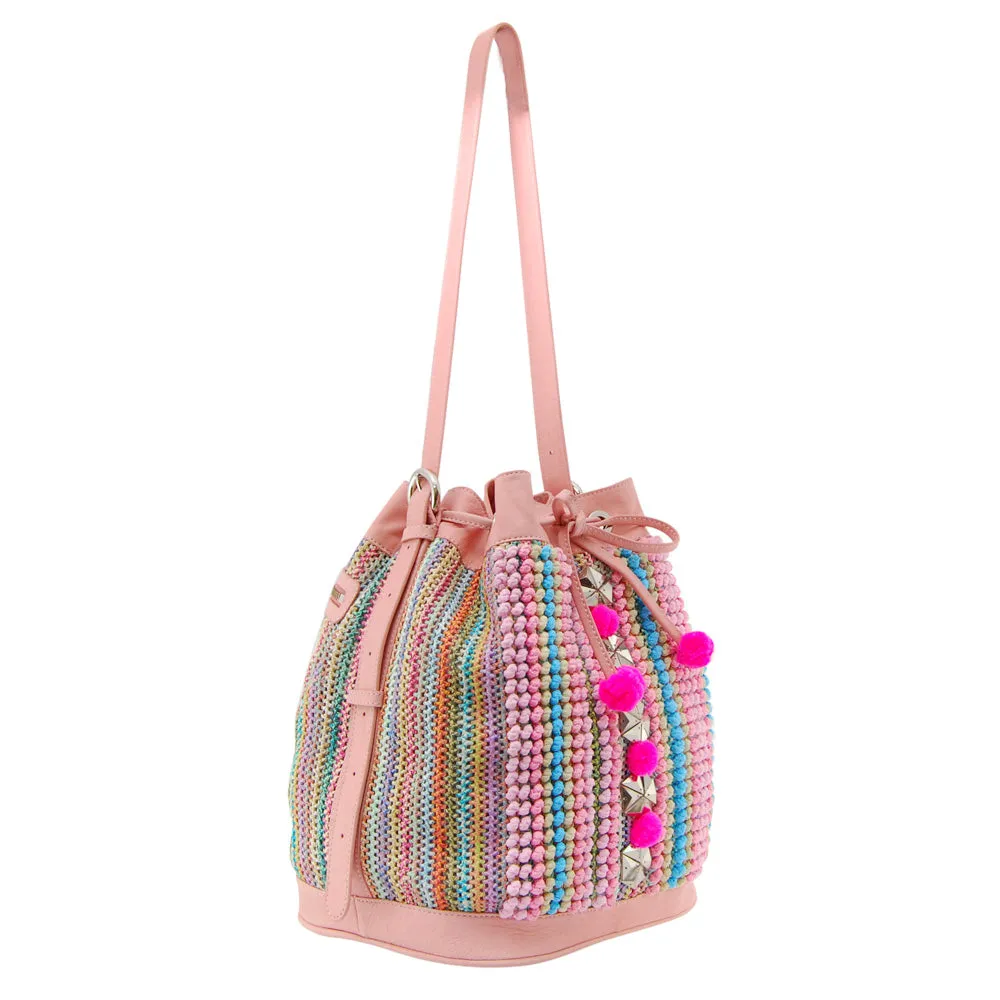 MOLLIS Embellished Drawstring Bucket