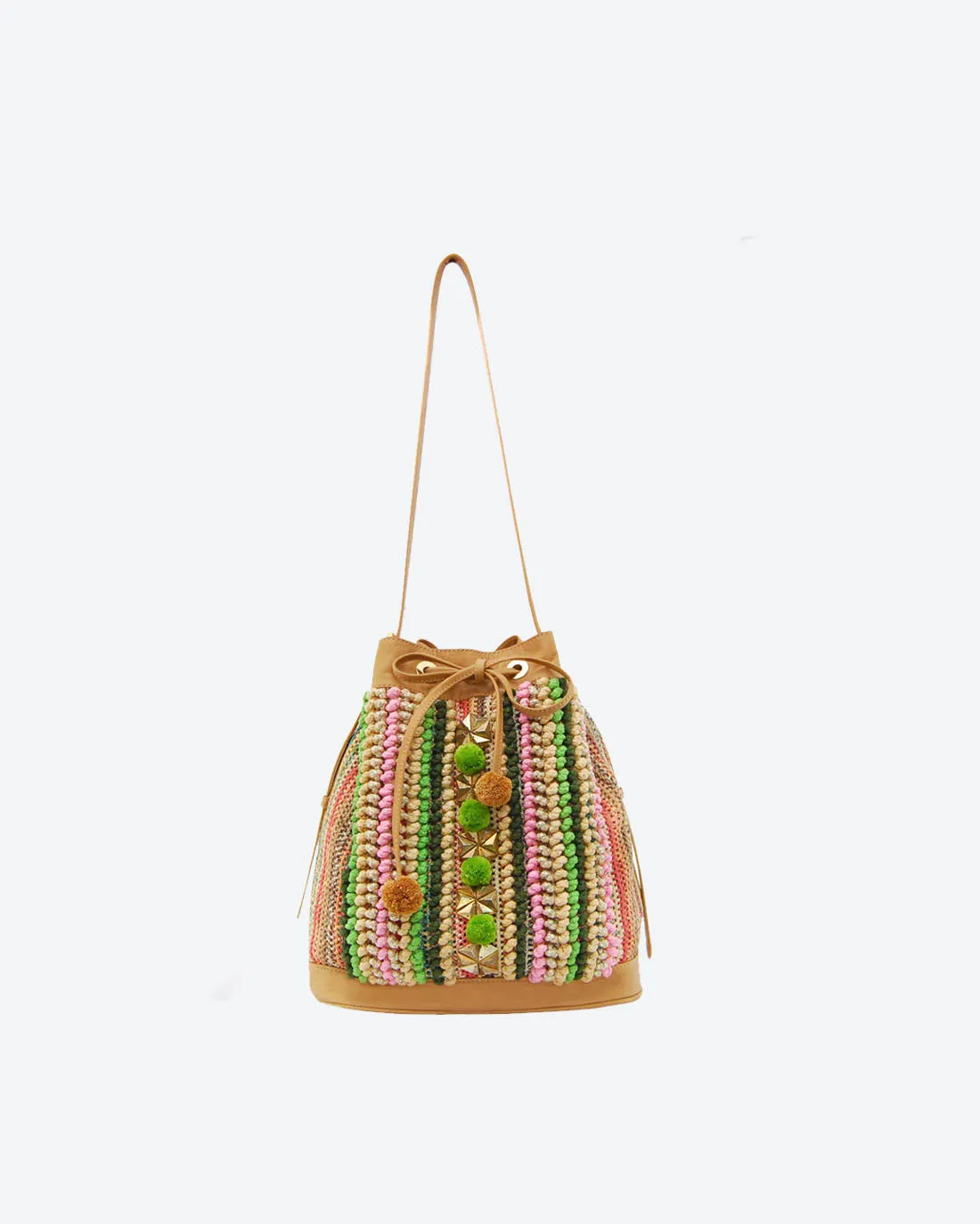 MOLLIS Embellished Drawstring Bucket