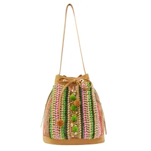 MOLLIS Embellished Drawstring Bucket