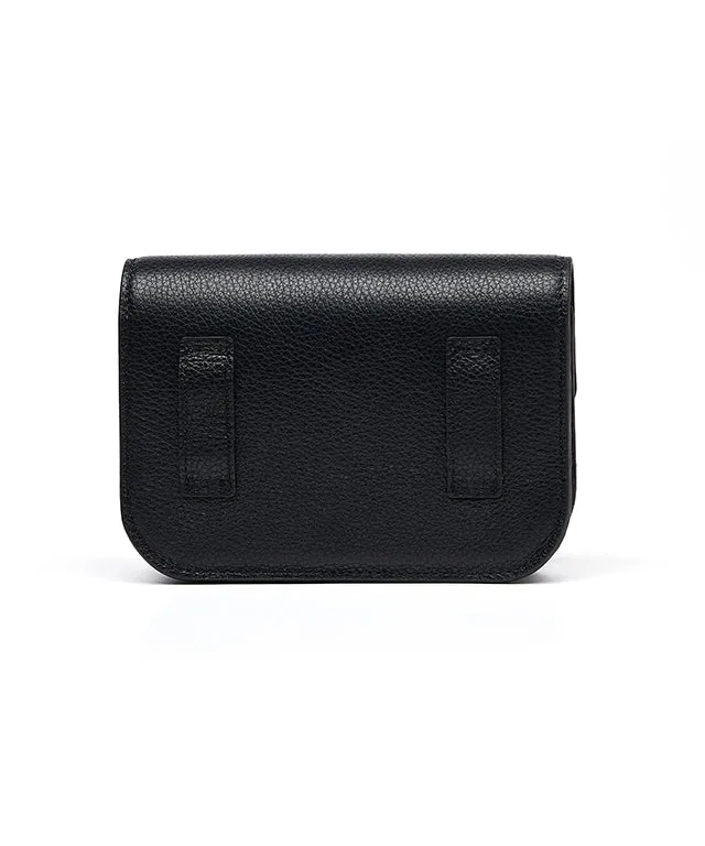 Monster G Belt Bag Rangefinder Case & Ball Pouch Leather Black