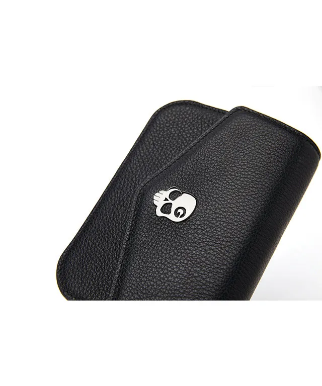 Monster G Belt Bag Rangefinder Case & Ball Pouch Leather Black