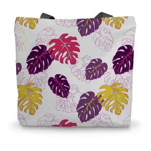MOSTERA Canvas Tote Bag