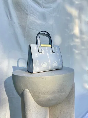 Ms. Minnie Tote Bag- Light Blue Crab