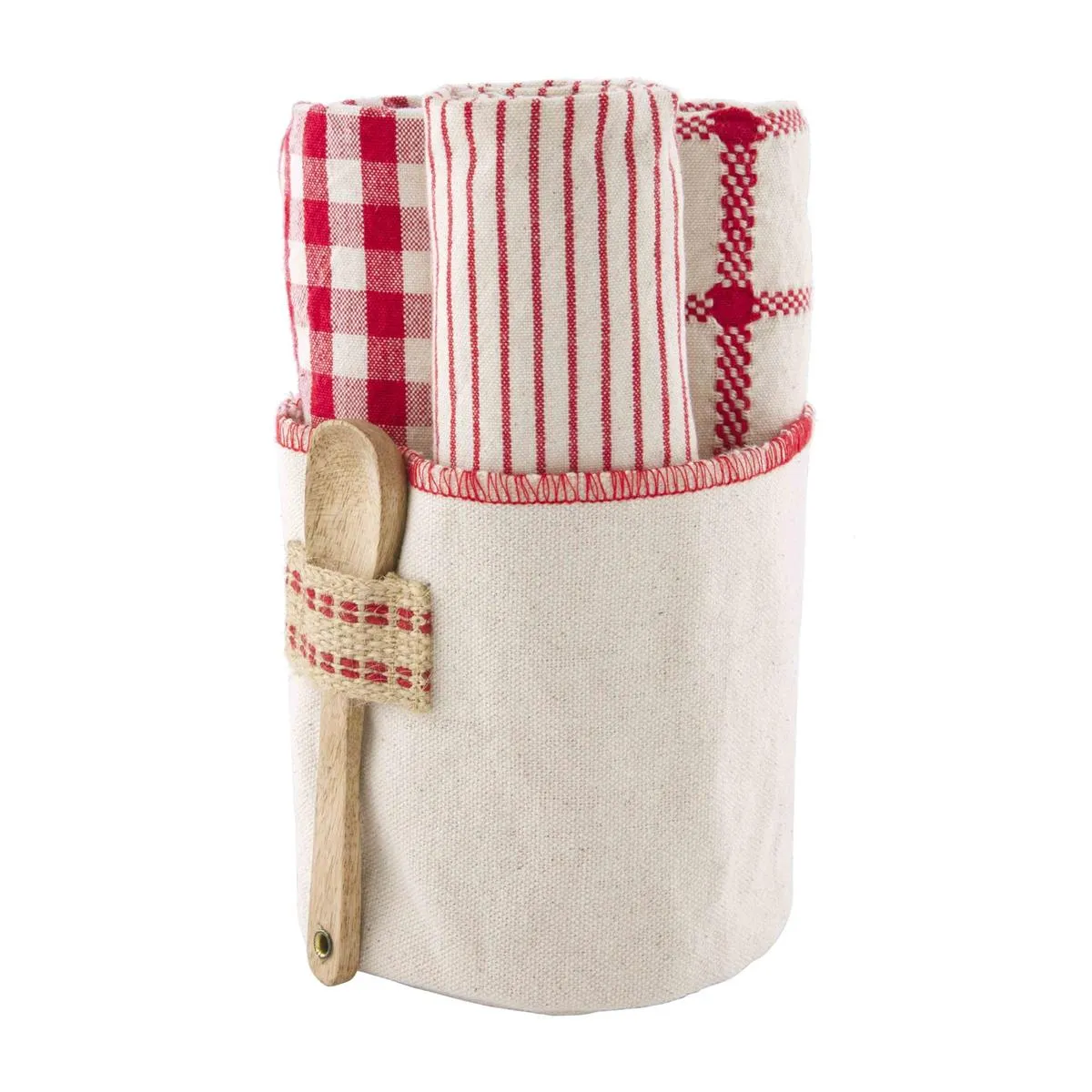 Mud Pie Hand Towel Bucket Set