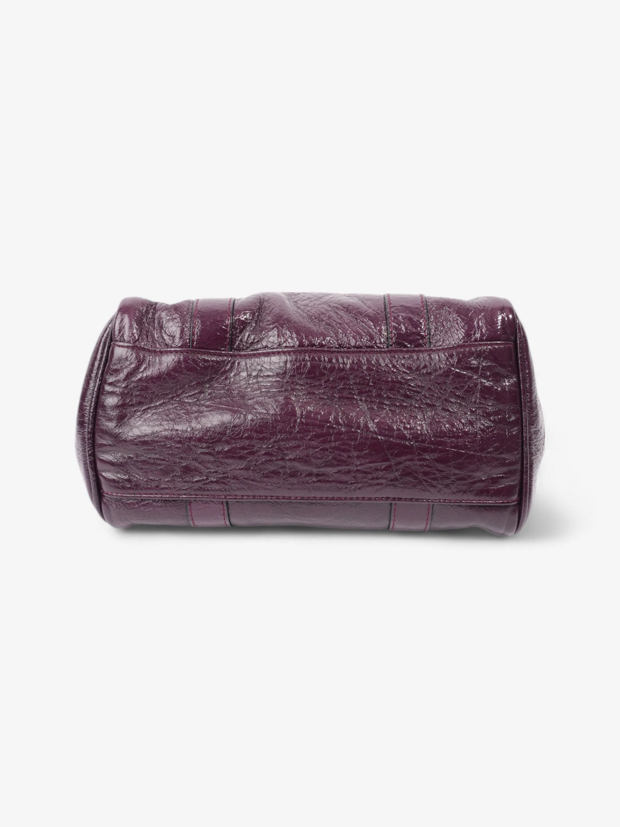 Mulberry Bayswater Satchel Plum Patent Leather