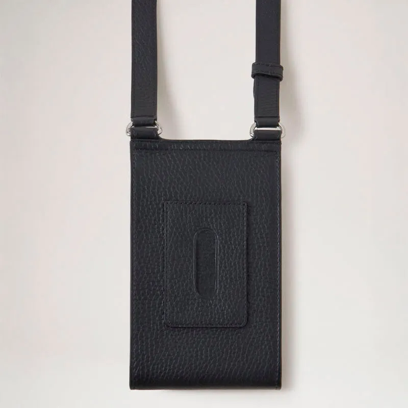 MULBERRY Mini Antony Heavy Grain Bag in Black