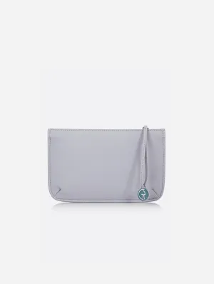 Multi-Function Vegan Leather Clutch | Grey