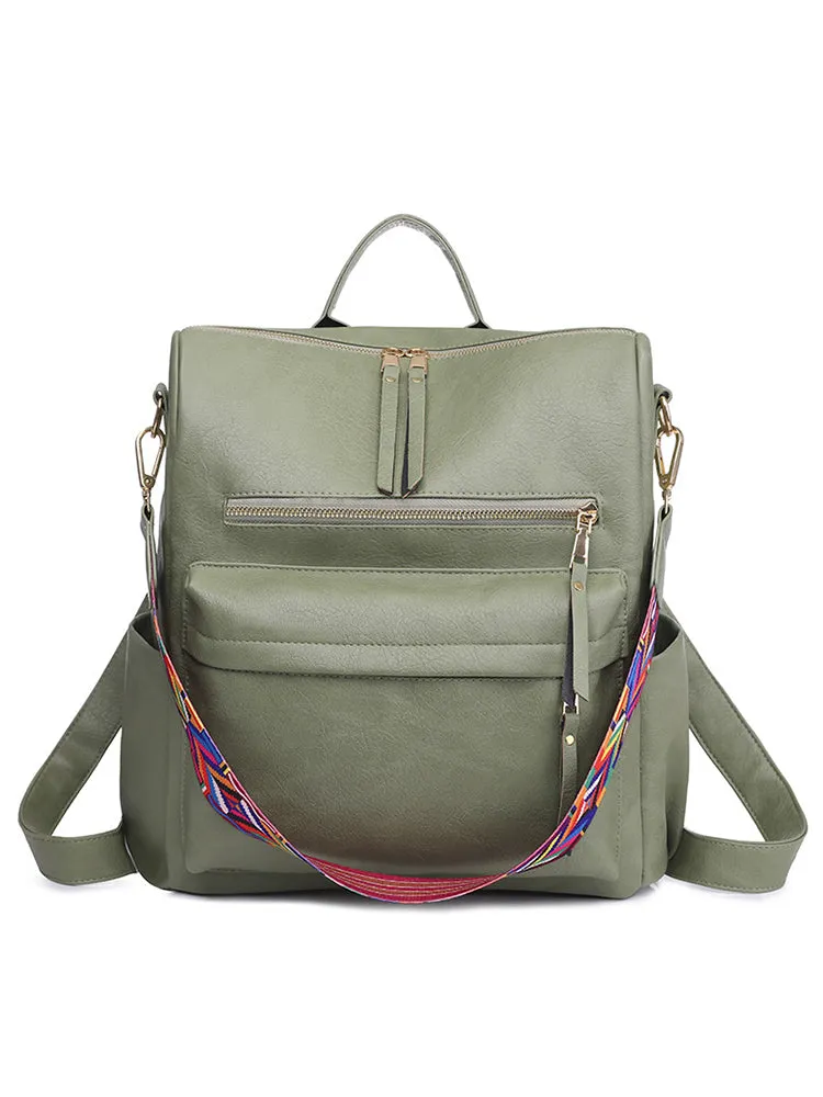 Multipurpose Design PU Leather Bag