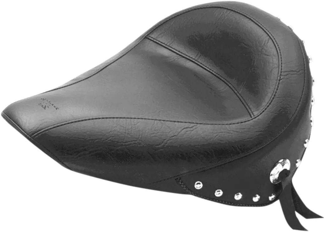 Mustang 75490 Studded Solo Seat with Chrome Studs