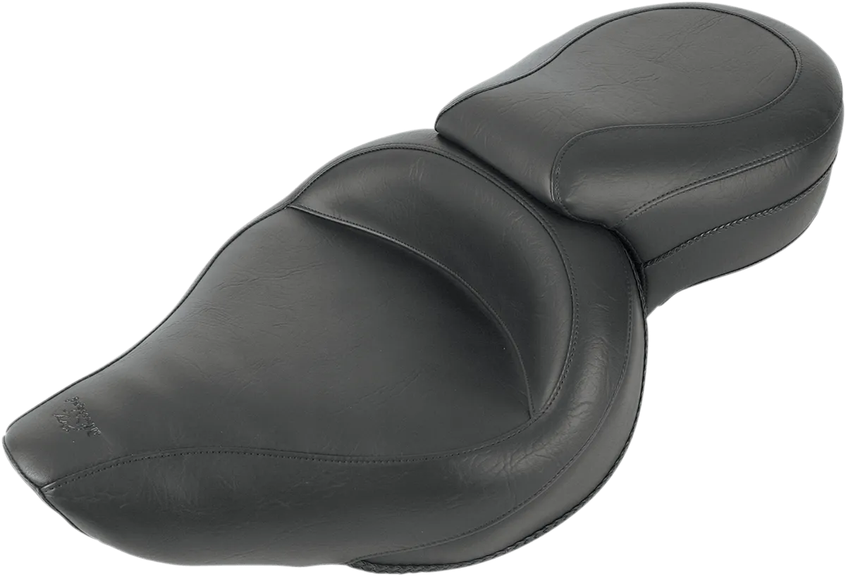 Mustang 75535 Wide Super Touring One-Piece Vintage Seat - No Studs