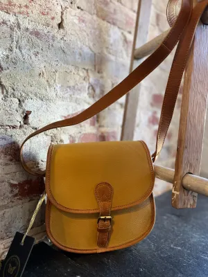 Mustard Leather Satchel