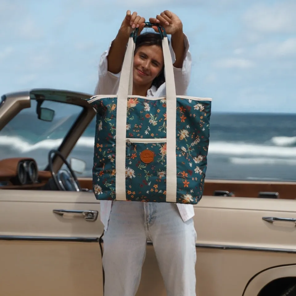 NATIVE BOTANICAL BEACH TOTE BAG