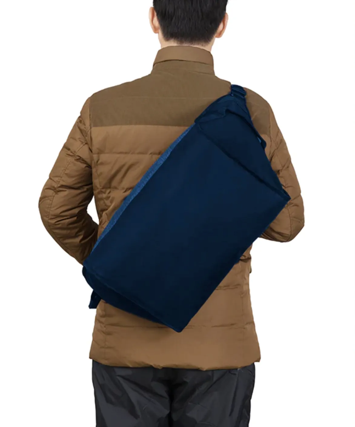 Navy Blue Dancer Duffle Sling Bag