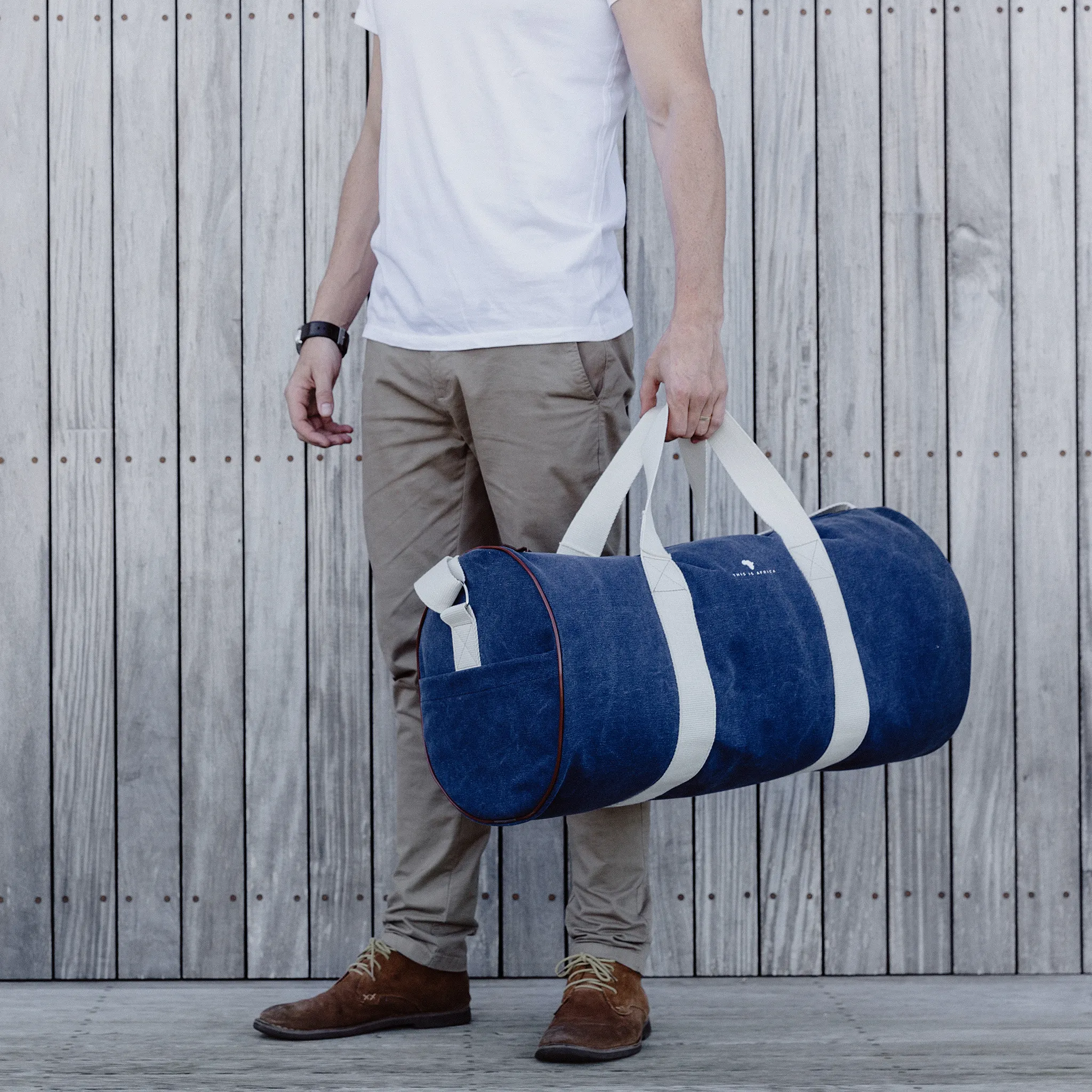 Navy Duffel Bag