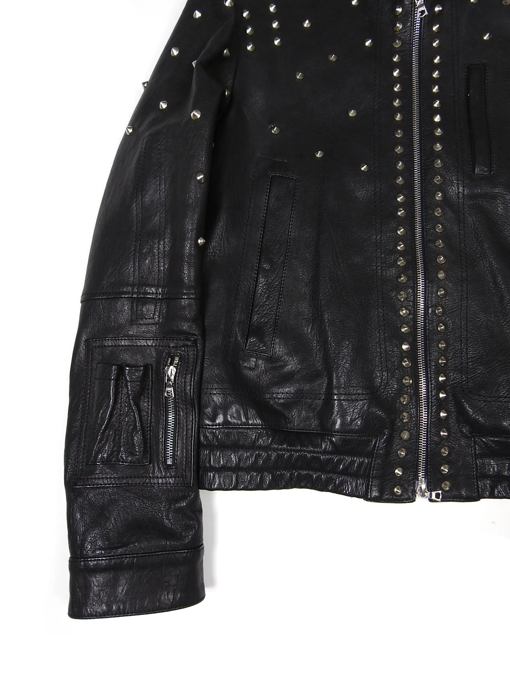 Neil Barrett Studded Leather Jacket Size Medium