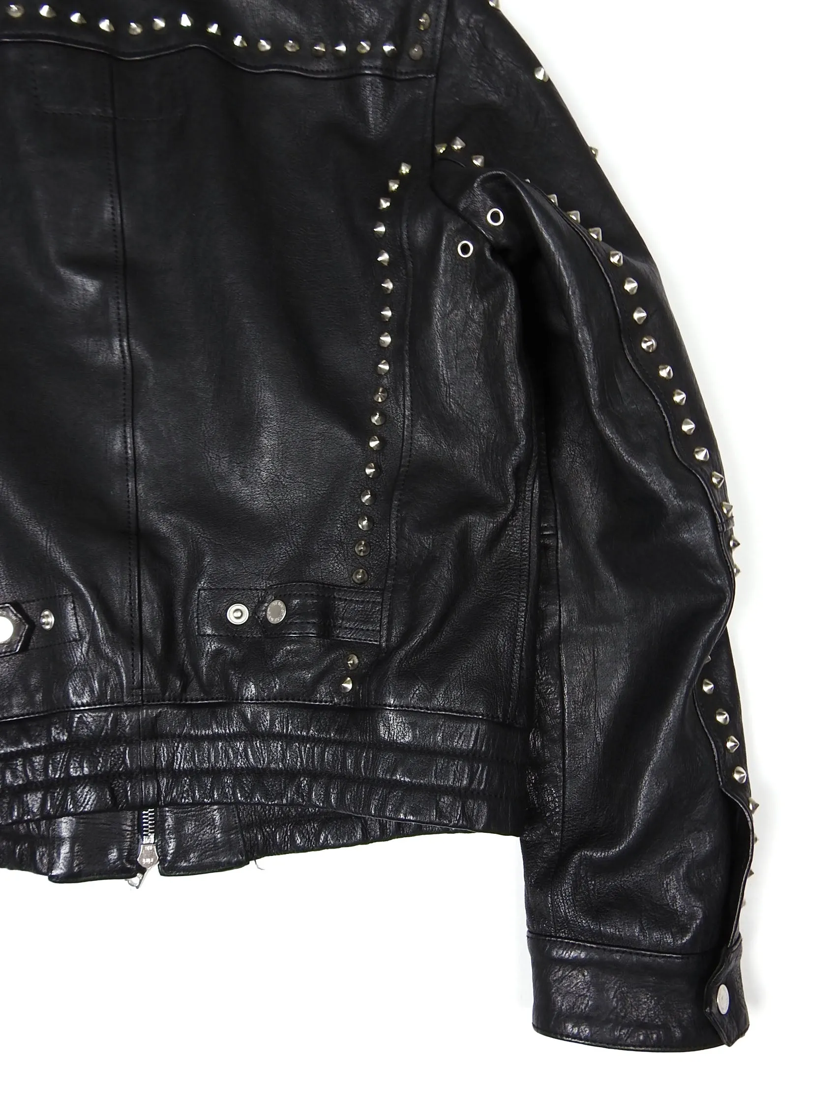 Neil Barrett Studded Leather Jacket Size Medium