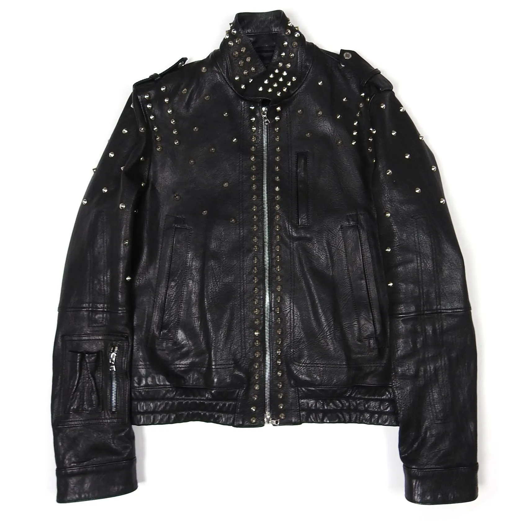 Neil Barrett Studded Leather Jacket Size Medium