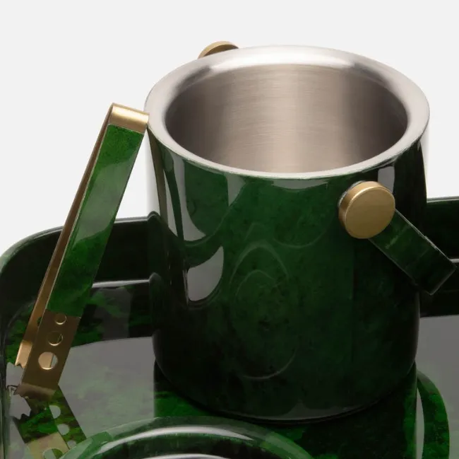 Nelson Emerald Gloss Ice Bucket