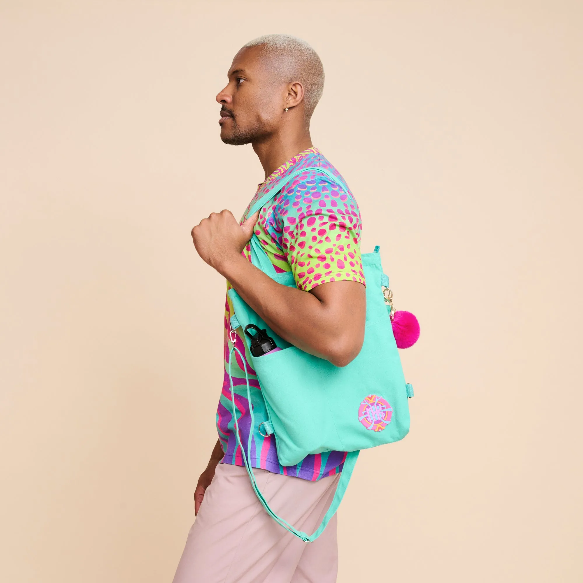 NEON FLUX TOTE BAG